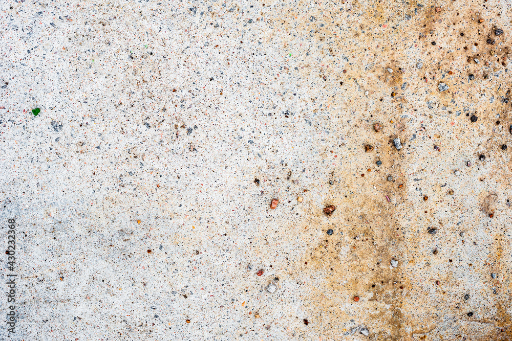 Concrete slab road. Cracks on the old coating. City environment. Top view close up. Concrete slab road. Cracks on the old coating. City environment. Top view close up.