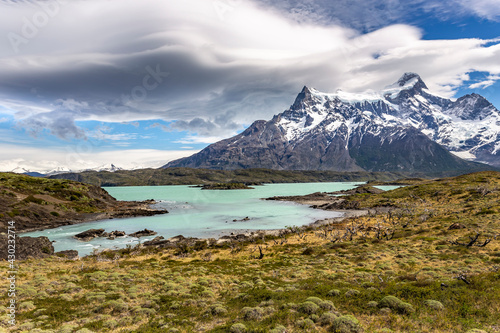 Salto Grande at Pehoe Lake, Torres del Paine Park, Chile © NICOLA