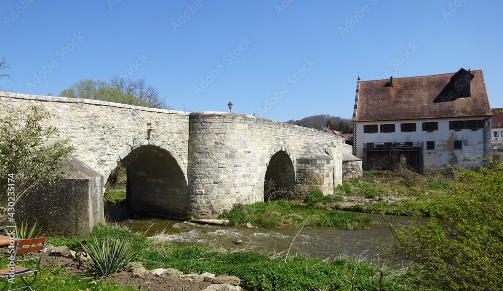 alte steinerne Brücke Stadt Harburg