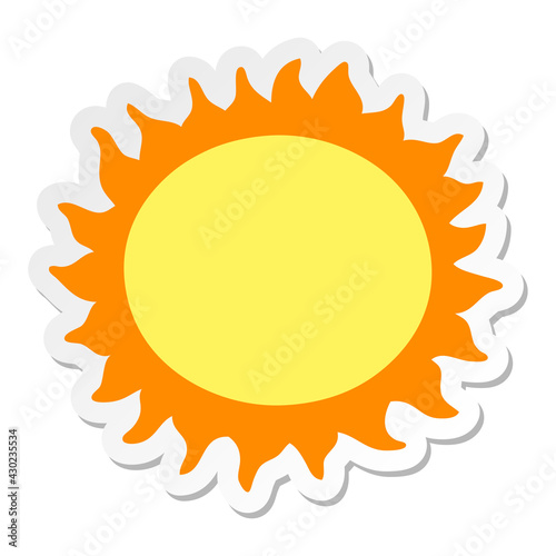 sun sticker
