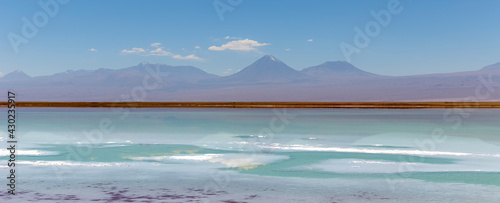 Tebinquinche lagoon, Salar de Atacama, Chile photo