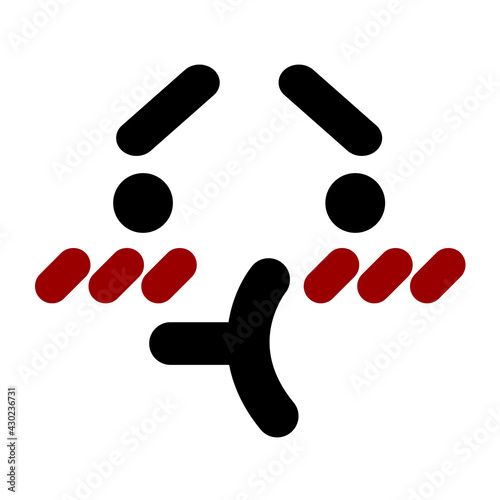 confused face icon