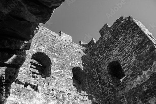 The tower of Crisco (Christ tower) in the Genoese fortress in Feodosia, XIV century, Eastern Crimea. photo