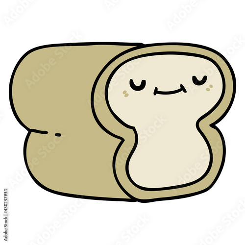 happy loaf of bread