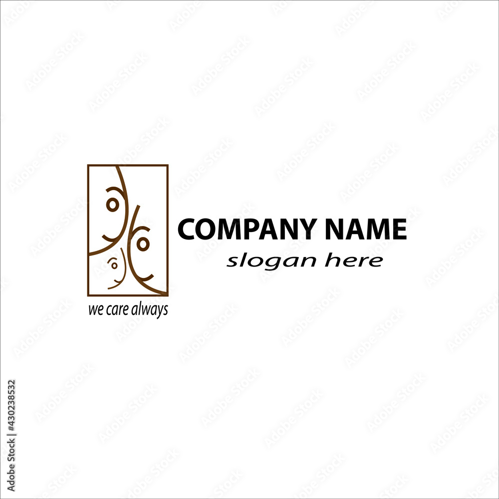 Obraz premium Abstract logo.Creative logo. Beautiful and simple element.