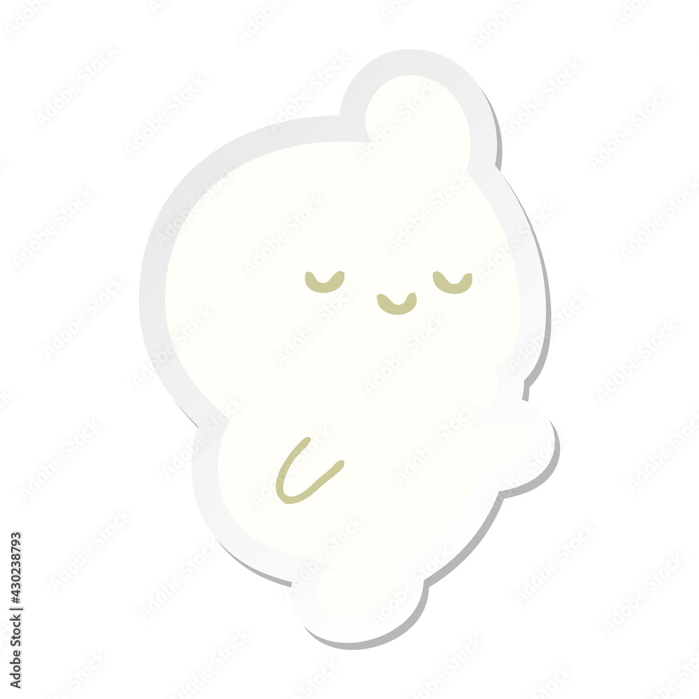 halloween ghost sticker halloween ghost sticker