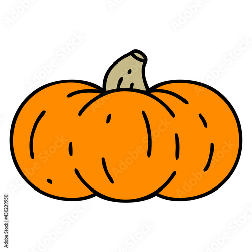 cartoon pumpkin squash
