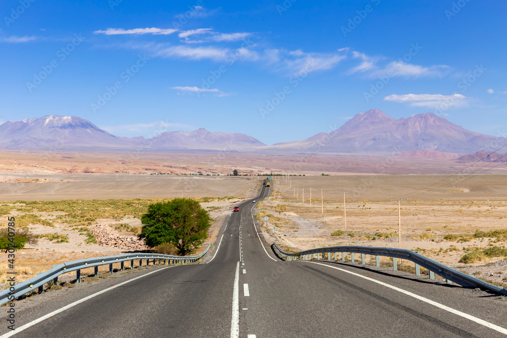 Fototapeta premium Route 23, a scenic road in the north of&nbsp;Chile