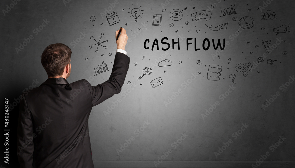 businessman drawing a creative idea sketch businessman drawing a creative idea sketch