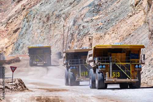 Chuquicamata, biggest open pit copper mine, Calama, Chile photo