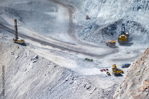 Chuquicamata, biggest open pit copper mine, Calama, Chile photo