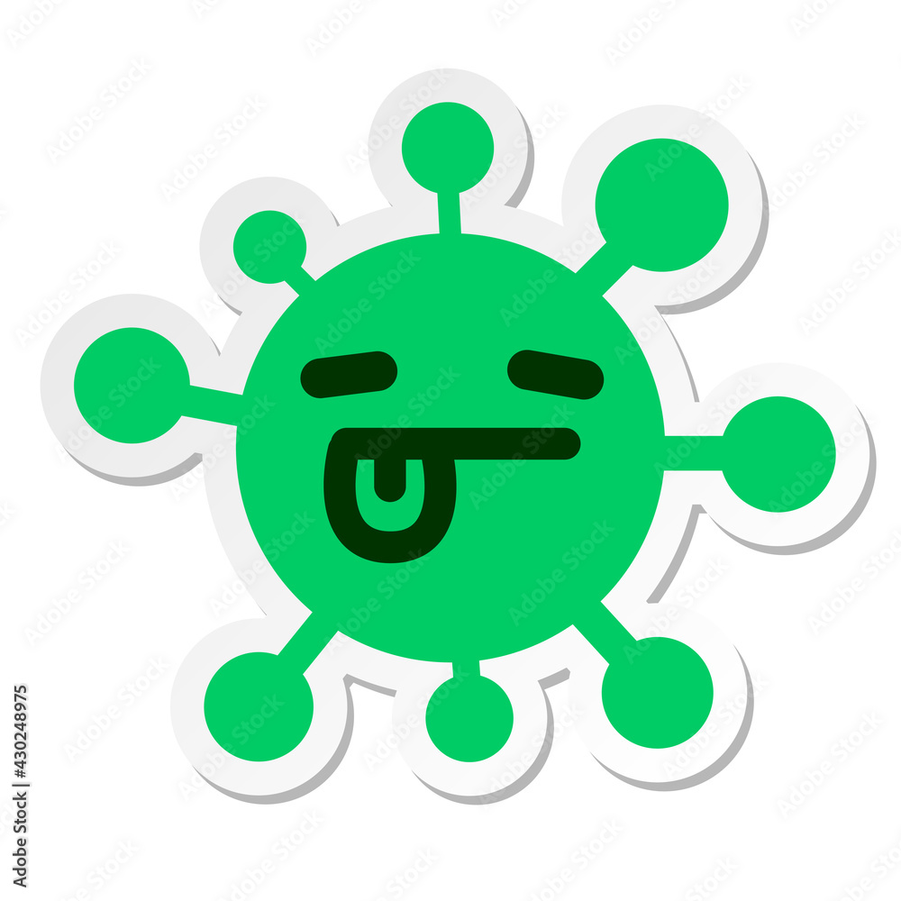 tired face with lolling tongue icon