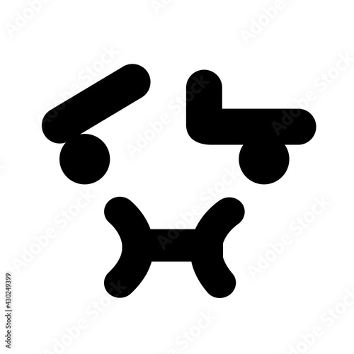 mistrustful face icon