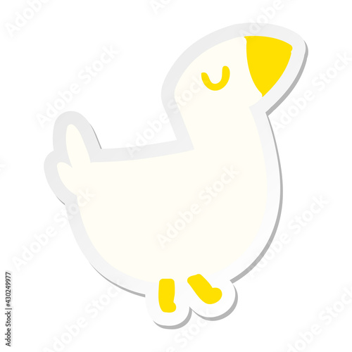 farmyard bird sticker