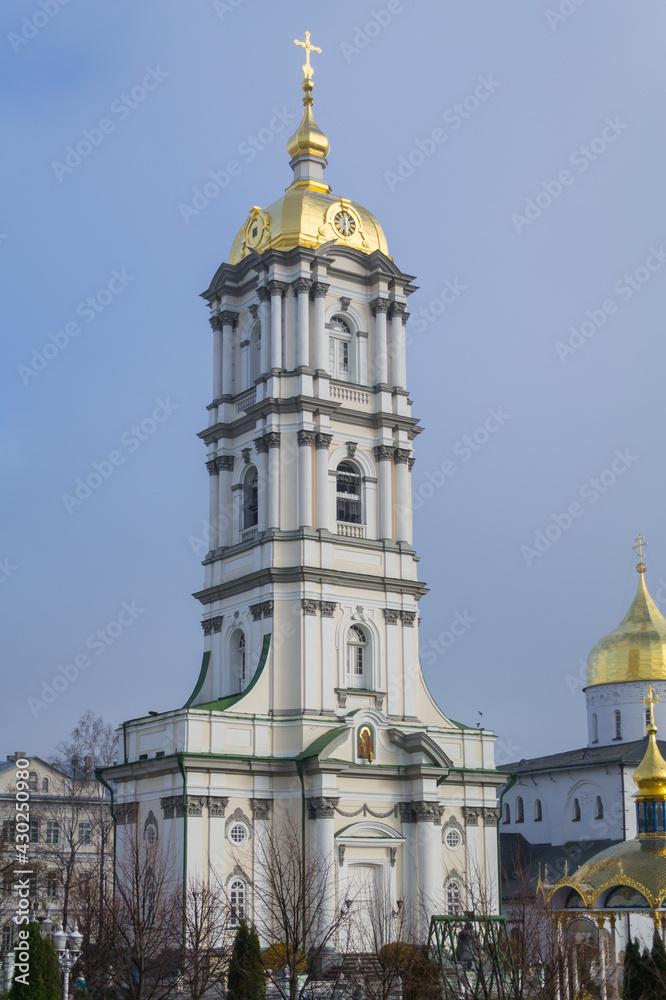 bell tower in Pochaev Lavra
