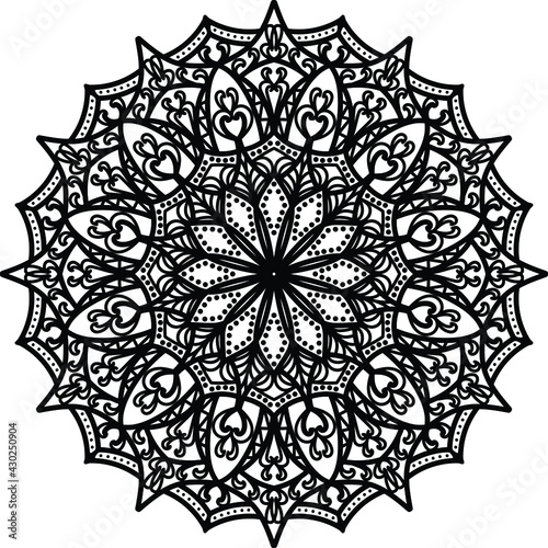 ornamental round lace ornament