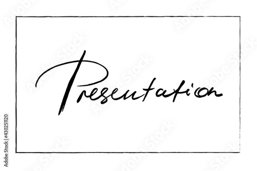 presentation card