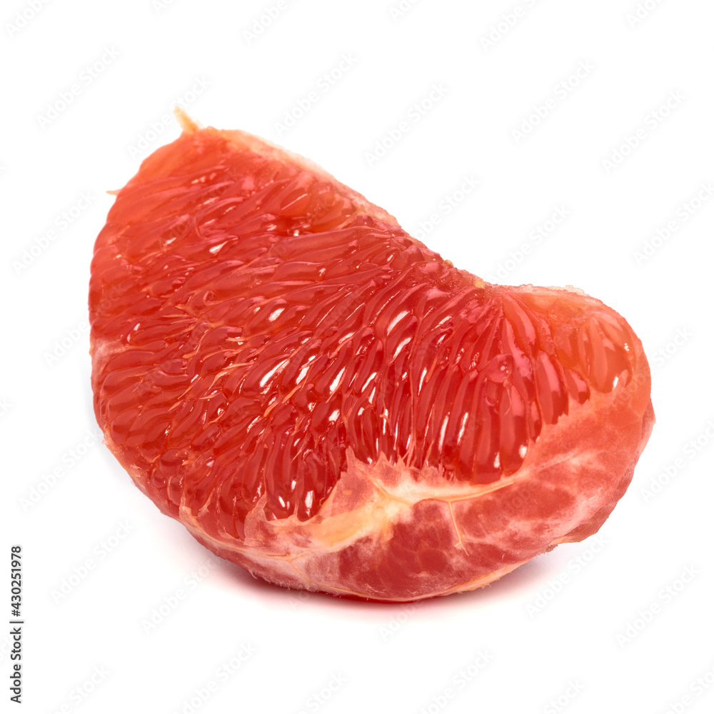 The pulp of a red grapefruit close-up. Closeup. The pulp of a red grapefruit close-up. Closeup.