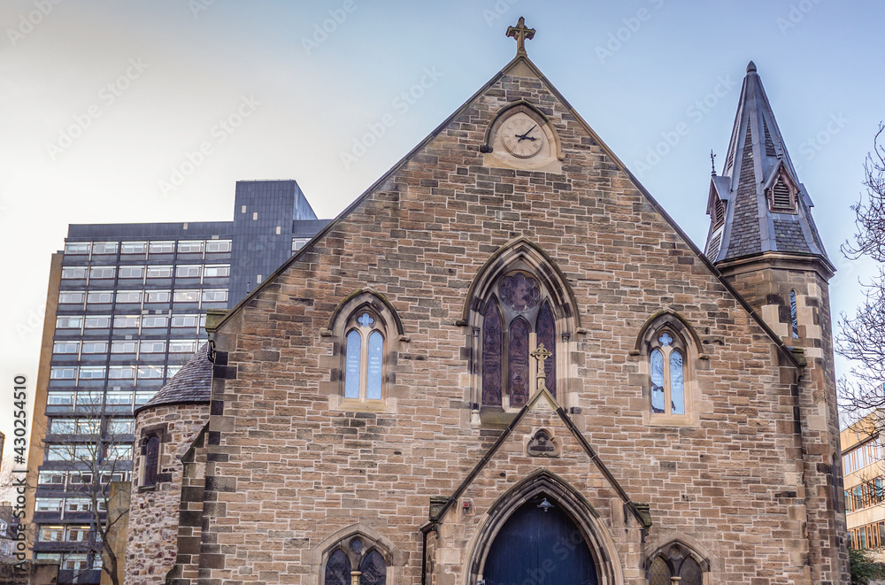 Obraz premium Church of Orthodox Community of St Andrew, Edinburgh city, Scotland