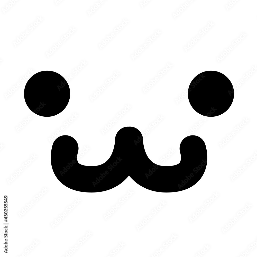simple pet face icon simple pet face icon