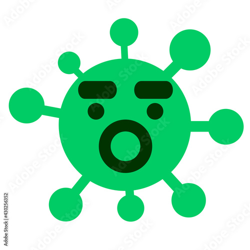 shocked annoyed virus
