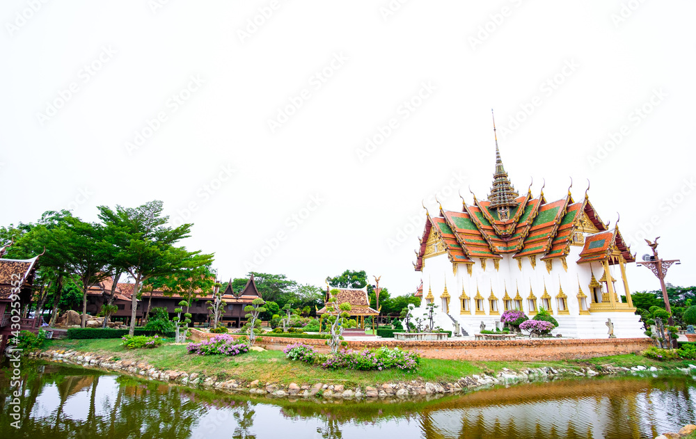 Dusit Maha Prasat Throne Hall at Wat Phra Kaew. Bangkok, Thailand