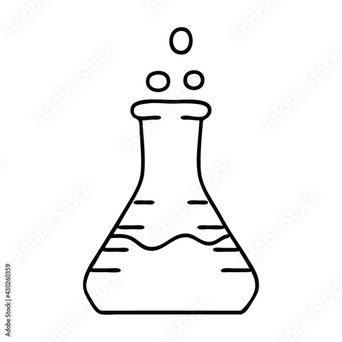 bubbling chemical potion
