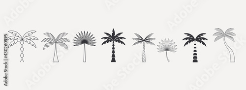 Bohemian linear logos, icons and symbols, sun design templates, terracotta geometric abstract design elements for decoration. 