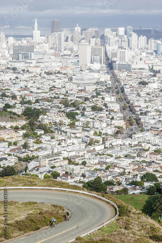twin peaks view in San Francisco