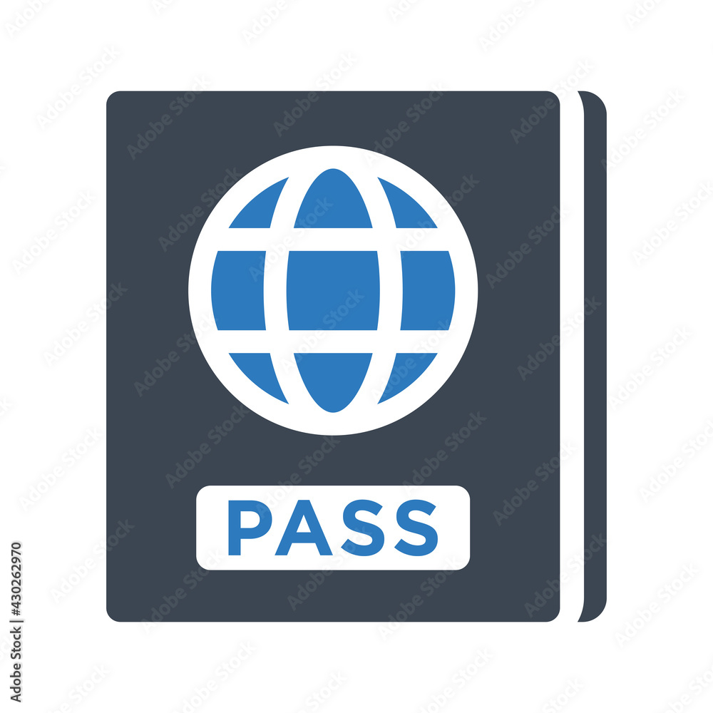 Passport id icon Passport id icon