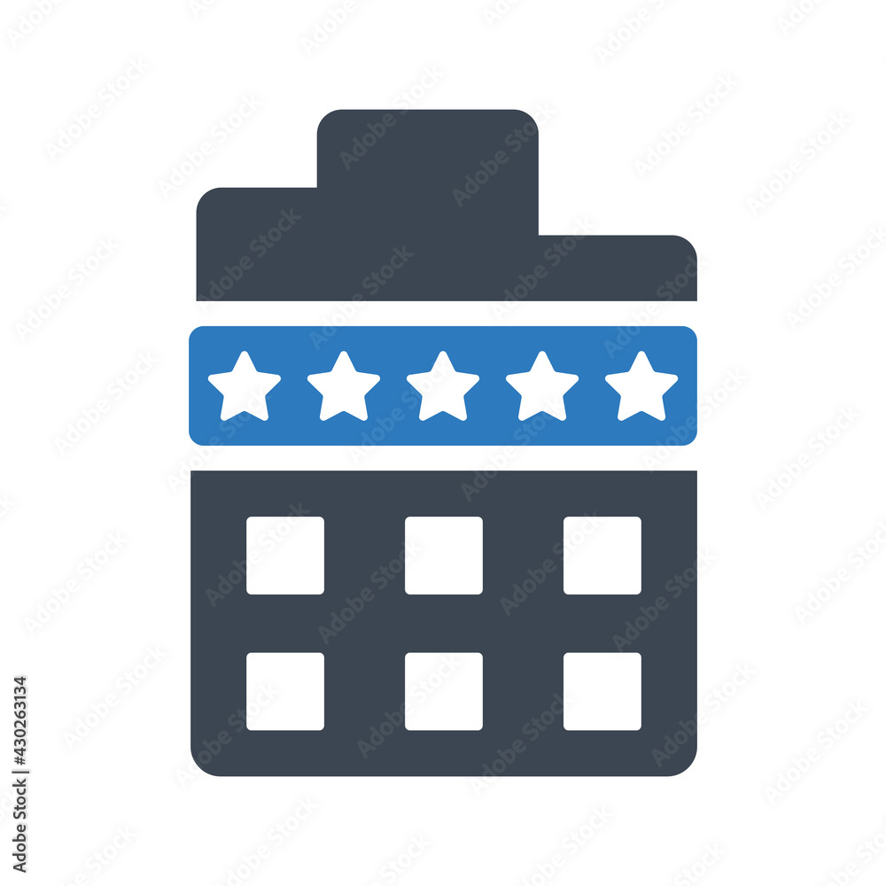 Five-star hotel icon Five-star hotel icon