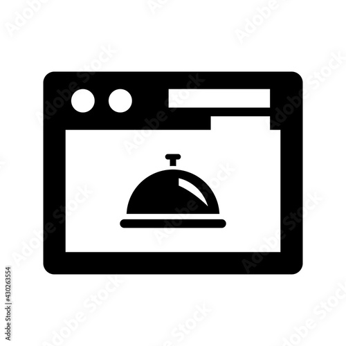 Online food order icon