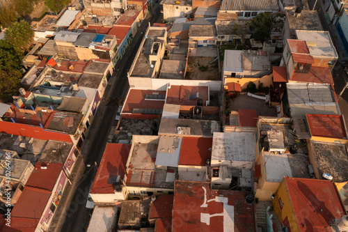 Vista aérea de las calles del Pueblo Mágico de Atlixco, Puebla © La otra perspectiva