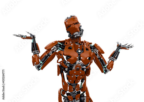 master cyber robot do not know what to do