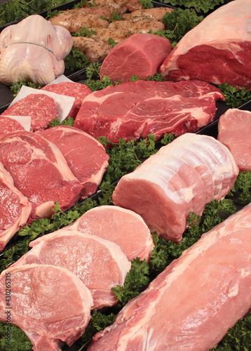 Beef and lamb images for the food industry.