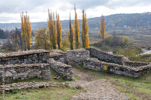Ancient fortification Castra ad Montanensium in Montana, Bulgaria photo