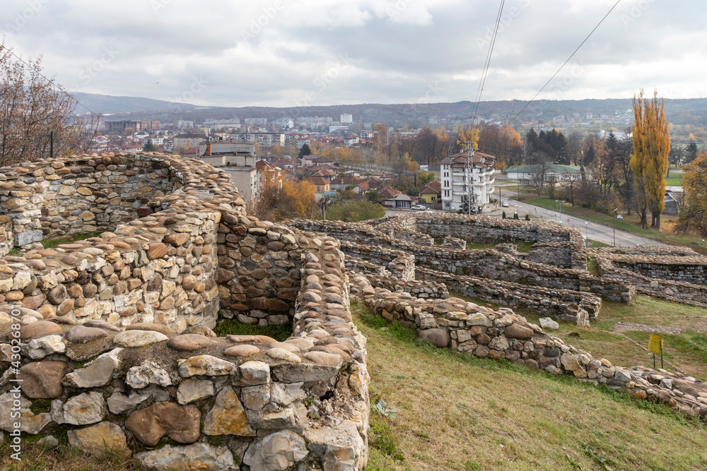 Ancient fortification Castra ad Montanensium in Montana, Bulgaria