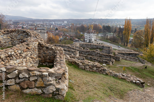 Ancient fortification Castra ad Montanensium in Montana, Bulgaria photo