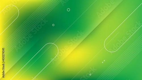 Abstract Modern Background with Memphis Element and Blur Effect for  Technology and Futuristic Theme. 