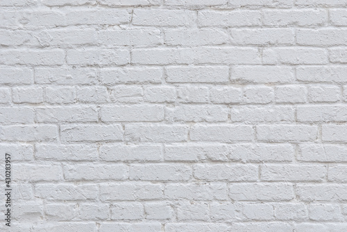 White brick loft wall background