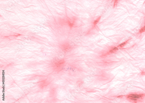 Tableau sur toile Yellow Tie Dye Texture. Spiral Ikat Texture.