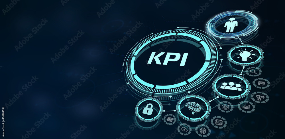 KPI Key Performance Indicator for Business Concept. Business, Technology, Internet and network concept. KPI Key Performance Indicator for Business Concept. Business, Technology, Internet and network concept.