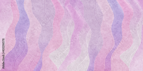 海　波　和柄　暑中見舞い