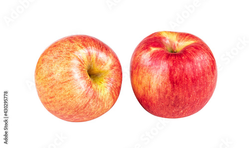 Red apple isolated on white background