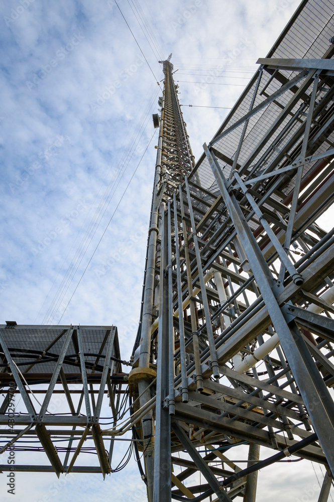 large broadcast tower