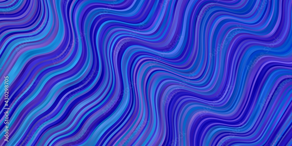 Light Pink, Blue vector pattern with curves. Light Pink, Blue vector pattern with curves.