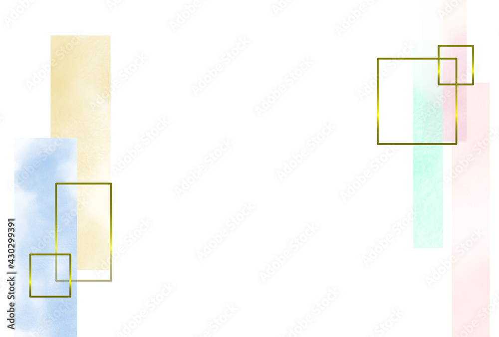 シンプルな背景イラスト 四角 Stock Illustration Adobe Stock
