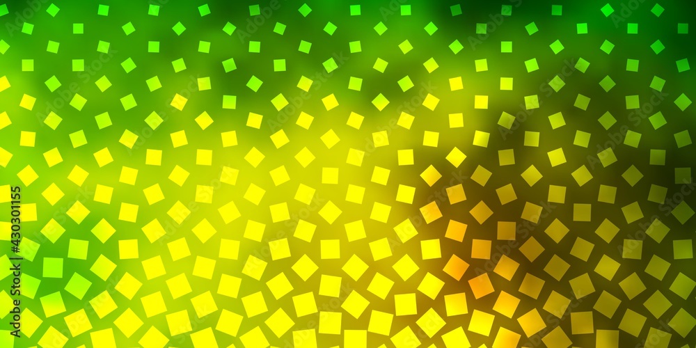 Dark Green, Yellow vector background with rectangles. Dark Green, Yellow vector background with rectangles.
