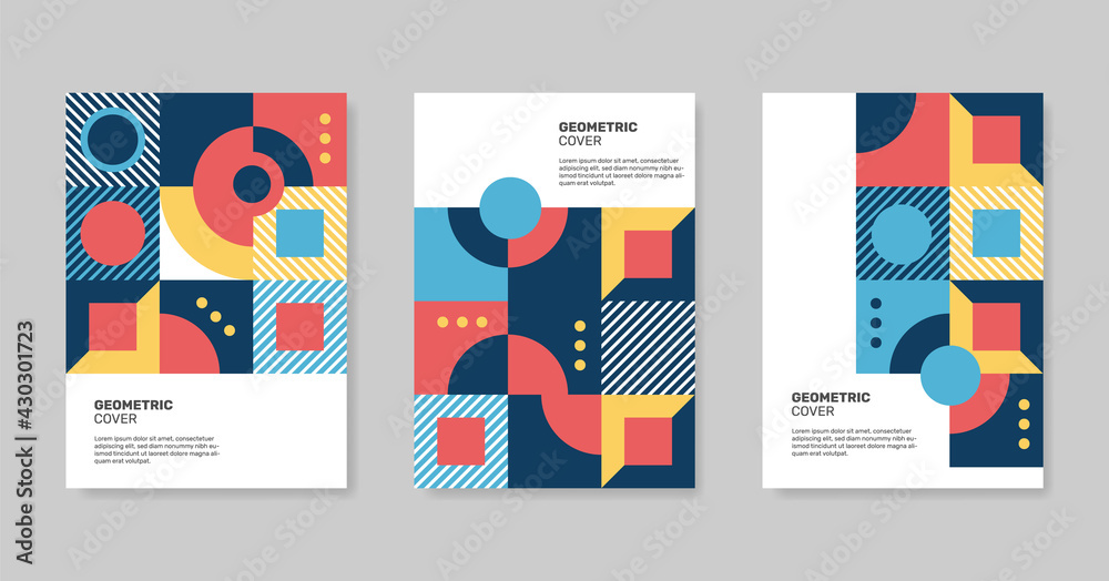 Geometric business cover collection. - Vector. Geometric business cover collection. - Vector.