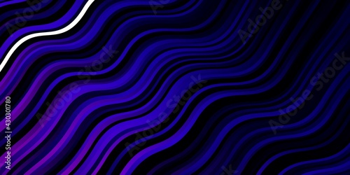 Dark Pink  Blue vector template with wry lines.